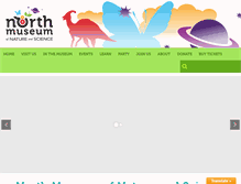 Tablet Screenshot of northmuseum.org